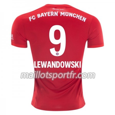 Maillot de Foot Bayern Munich Robert Lewandowski 9 Domicile 2019/20